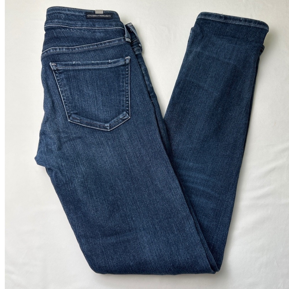Citizens of Humanity Women's Arielle Mid Rise Skinny Jeans Dark Wash Size 25/2